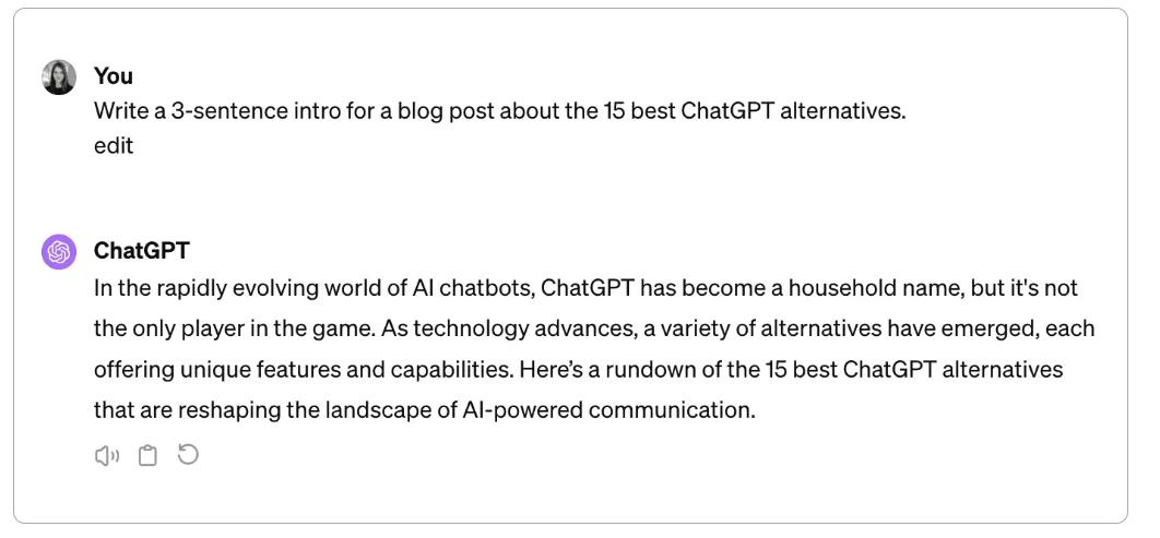 Creating content with ChatGPT