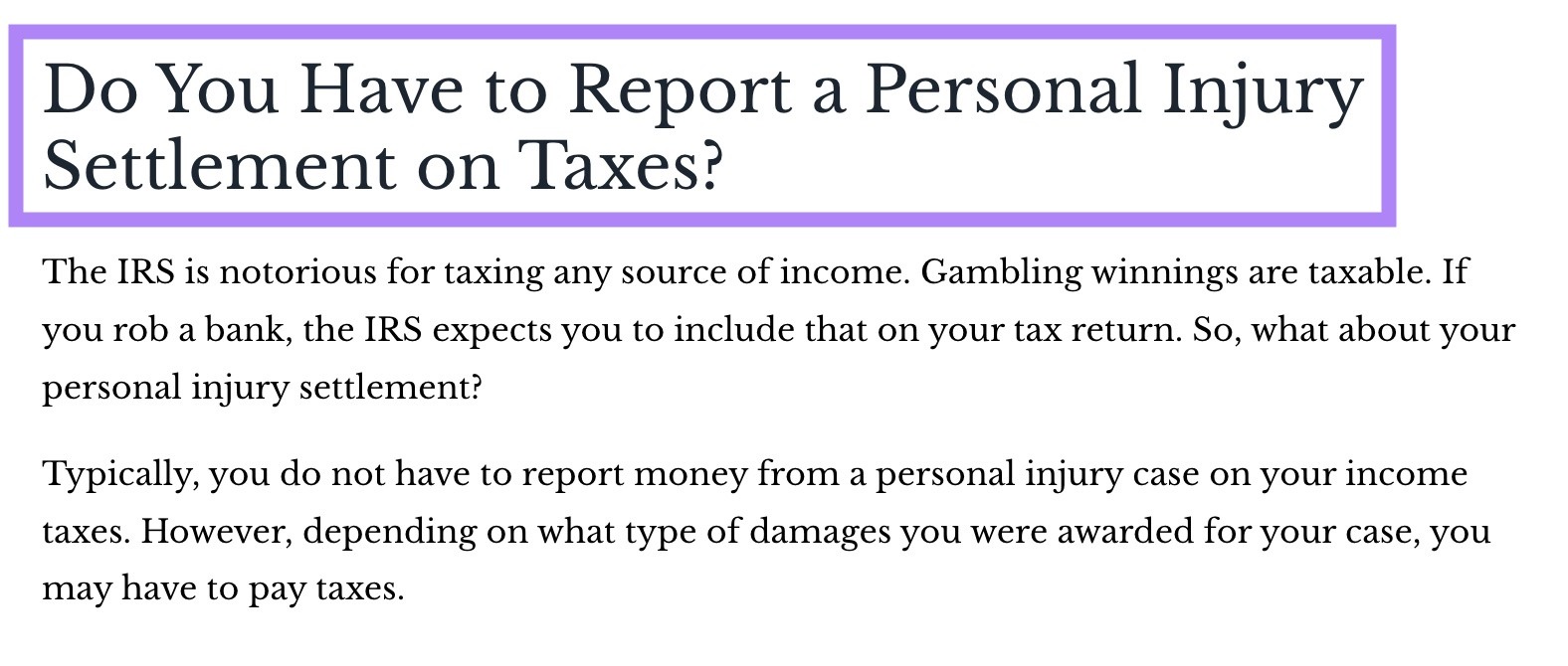 A blog post using a descriptive heading that can be easily understood by search engines and AI systems.