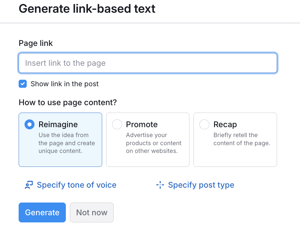 Creating Content with AI Assistant in Social Poster image 4