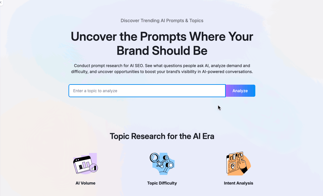 Semrush Features for AI Visibility image 4